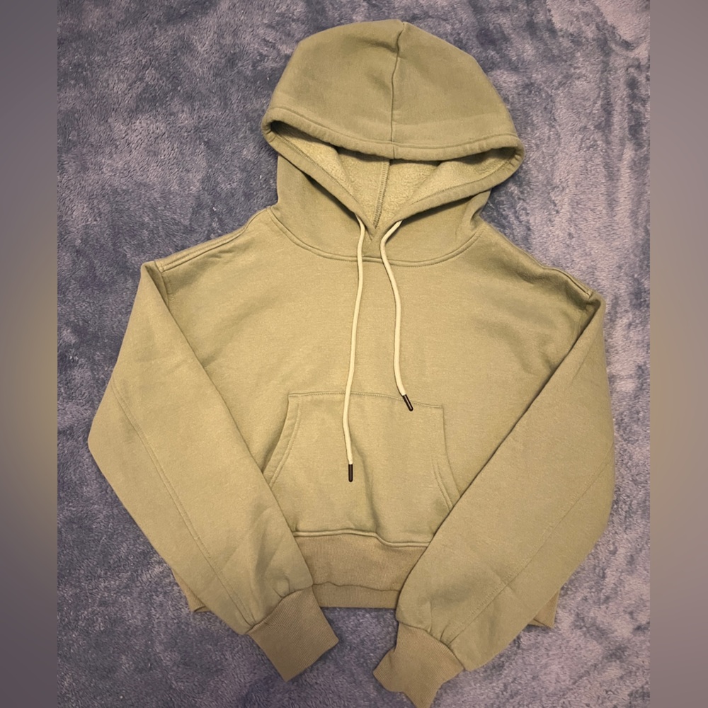 Casual Olive Hoodie for Women